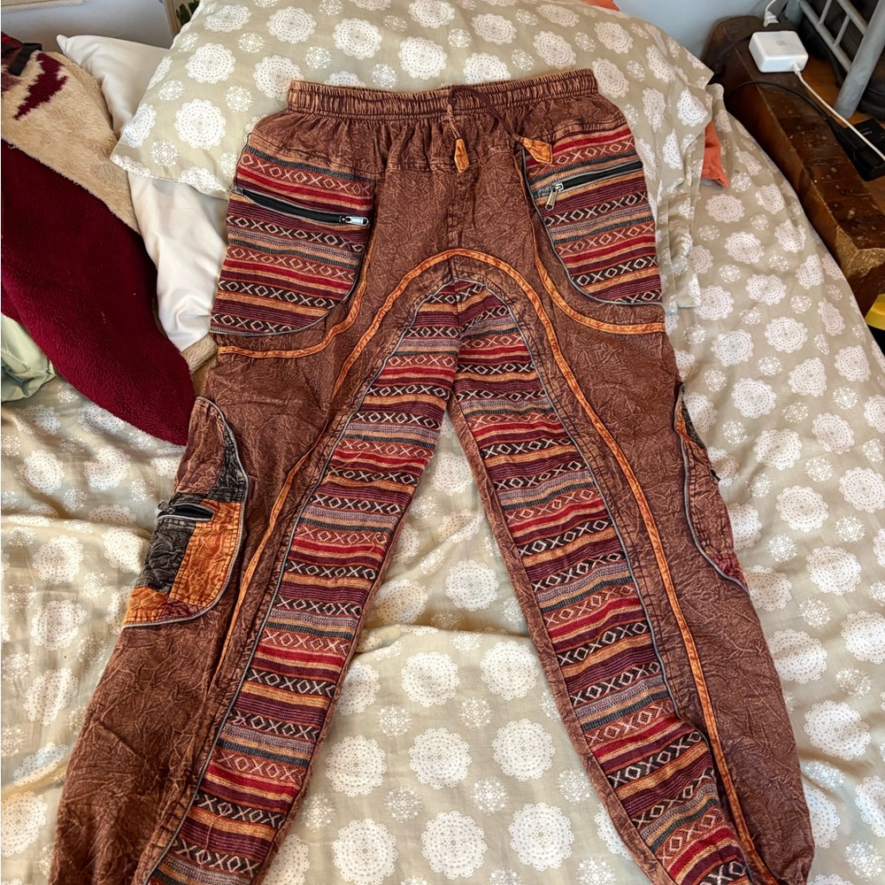 Men's Multicolor Patterned Pants
